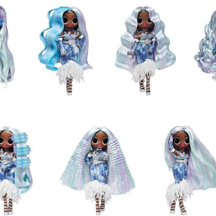 L.O.L. Surprise! OMG Fashion Show Hair Edition Lady Braids 10" Fashion Doll w/Magic Mousse, Transforming Hair, Including Stylish Accessories, Holiday Toy Playset for Kids Ages 4 5 6+ & Collectors