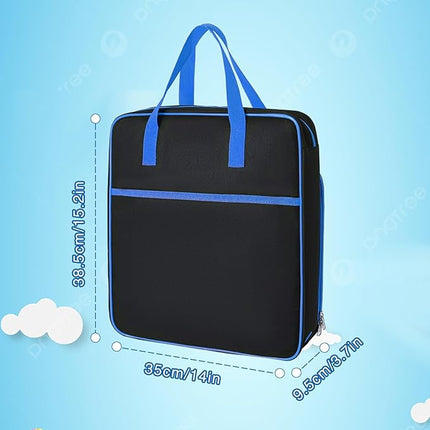 Toy Cars Carrying Case Compatible with Hot Wheels Up to 99pcs, Portable Car Toy Storage Organizer Bag for 1/64 Scale Toy Cars, Matchbox Cars, Dolls, Mini Toys, Bag Only (Blue)