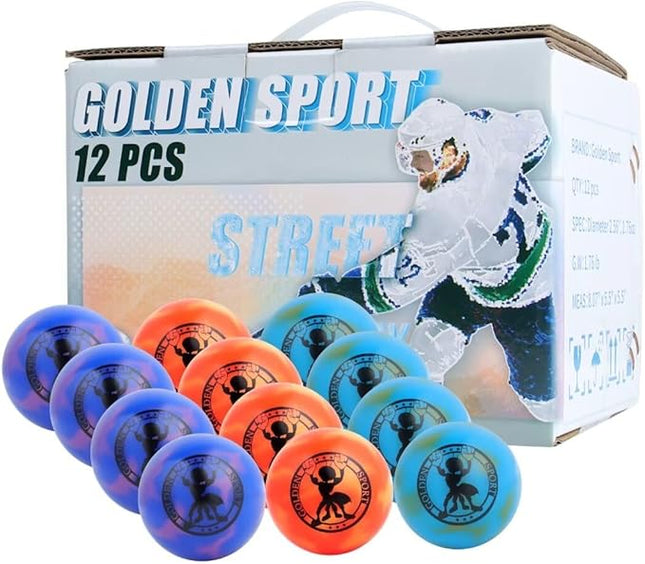 Street Hockey Balls - Official Outdoor Roller Balls for Indoor Games, Ideal for Sports Enthusiasts
