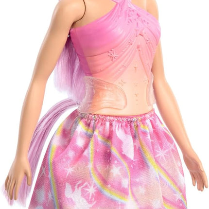 Barbie Unicorn Doll with Pink Fantasy Hair, Colorful Outfit & Unicorn-Themed Accessories