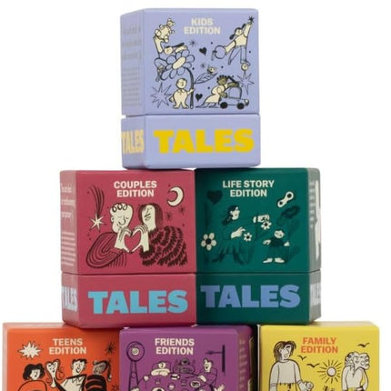 TALES 150 Life Story Interview Kit, Conversation Cards, for Grandparents, Parents, Families, Adults, Game Night, Road Trips, Dinner Table, Getting to Know You (New Edition)