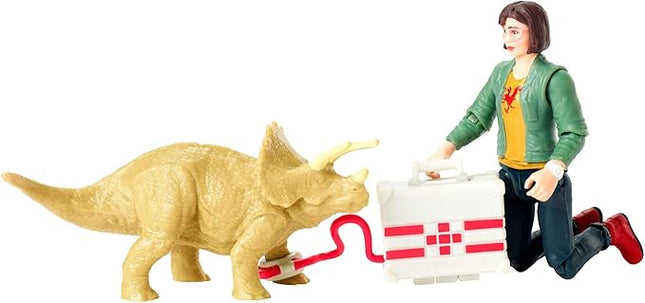 JURASSIC WORLD BASIC FIGURE Zia & Triceratops