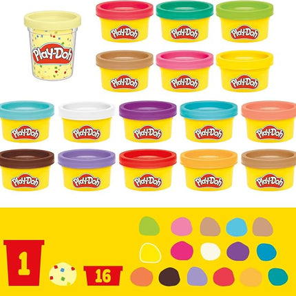 Play-Doh Advent Calendar for Kids 3+, 14 Days to Birthday, Vacation, Party, Back to School, & More, Surprise Arts & Crafts Activities, 26 Accessories & 17 Colors (Amazon Exclusive)