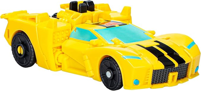 Transformers EarthSpark Warrior Class Bumblebee 5-Inch Robot Action Figure, Converts in 19 Steps, Interactive Toys for Boys and Girls Ages 6 and Up