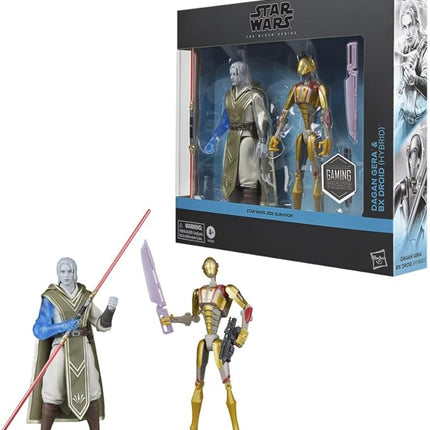 STAR WARS The Black Series Dagan Gera & BX Droid (Hybrid), Jedi: Survivor Gaming Greats Collectible 6 Inch Action Figure 2-Pack (Amazon Exclusive)
