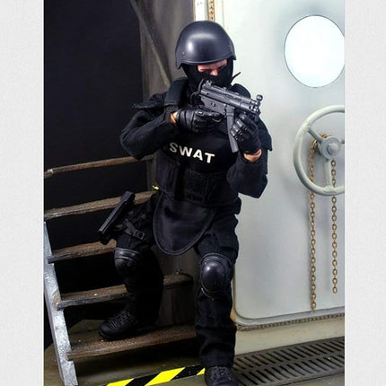 12" Action Figures Toy 1:6 Stand Bendable Soldier Figure Model Toy ( SWAT )