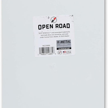 Hot Wheels No Limits Race Zone Metal Wall Decor - Fun Hot Wheels Sign for Kids' Bedroom or Garage