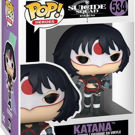 Funko Pop Animation: DC Suicide Squad Isakai - Katana - Suicide Squad Isekai - Collectable Vinyl Figure - Gift Idea - Official Merchandise - Toys for Kids & Adults - Cartoon/Animation Fans