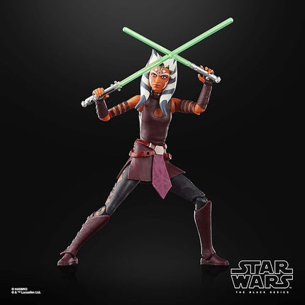 STAR WARS The Black Series Ahsoka Tano (Padawan), The Clone Wars 6-Inch Action Figures, Ages 4 and Up
