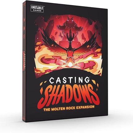 Unstable Games - Casting Shadows: Molten Rock Expansion - Designed to be Added to Your Casting Shadows Base Game - Great for Family Game Night