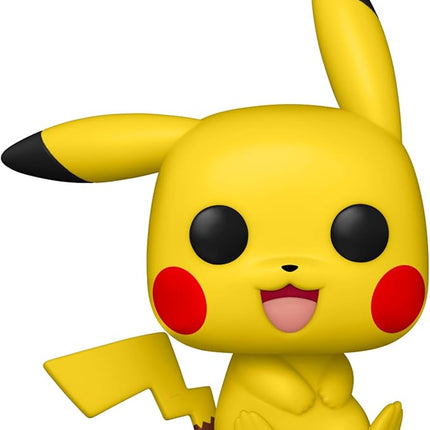 Funko POP Pop! Games: Pokemon - Pikachu (Sitting), 3.75 inches Multicolor 56307