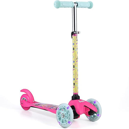 Voyager - Self Balancing Kick Scooter with Light Up Wheels, Extra Wide Deck, 3 Wheel Platform, Foot Activated Brake, 75 lbs Limit, Kids & Toddlers Girls or Boys, for Ages 3 and Up