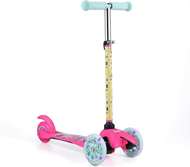 Voyager - Self Balancing Kick Scooter with Light Up Wheels, Extra Wide Deck, 3 Wheel Platform, Foot Activated Brake, 75 lbs Limit, Kids & Toddlers Girls or Boys, for Ages 3 and Up