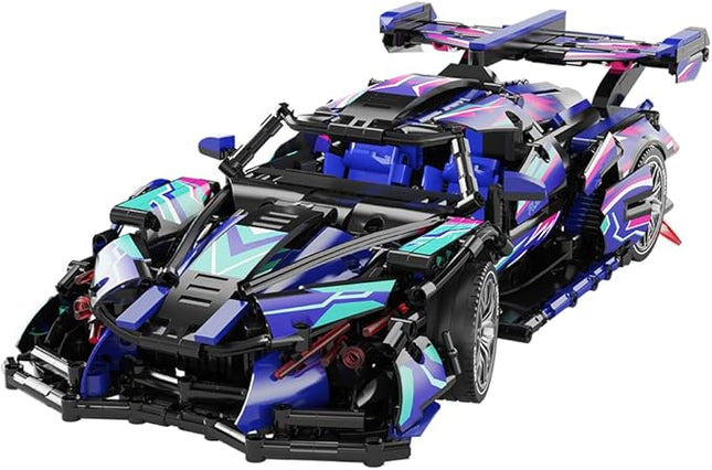 Sports Car Building Blocks Toys for Boys & Adults - 1391 Piece Challenging Racing Car Building Kit, DIY Model Set for Age 8-14