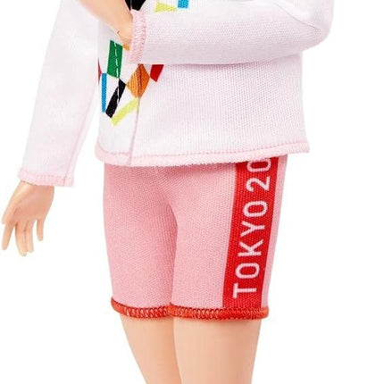 Barbie Olympic Games Tokyo 2020 Sport Climber Doll with Uniform, Tokyo 2020 Jacket, Medal, Harness, Weight and Climbing Clips for Ages 3 and Up