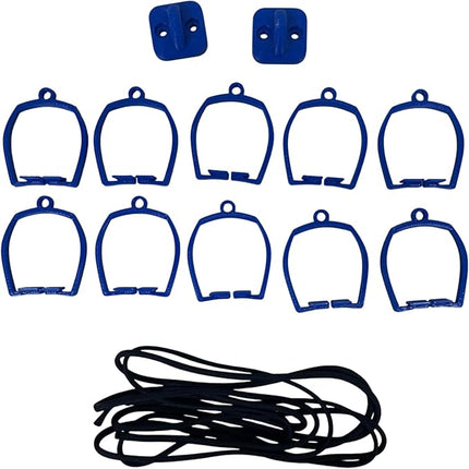 Suspension Bridge Compatible with Hot Wheels Track (Blue)