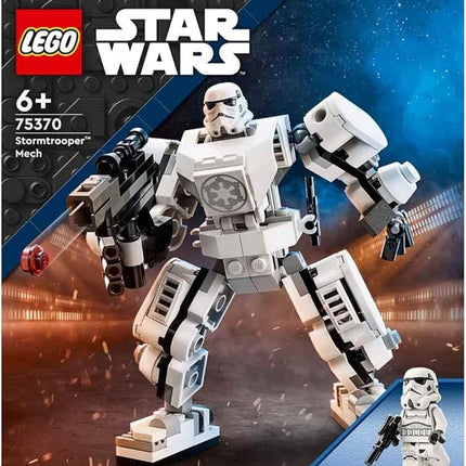 LEGO 75370 Star Wars The Stormtrooper Robot, Buildable Figure Model with Articulated Parts, Minifigure and Blaster Tenon Launcher, Toy for Kids, Boys and Girls from 6 Years Old