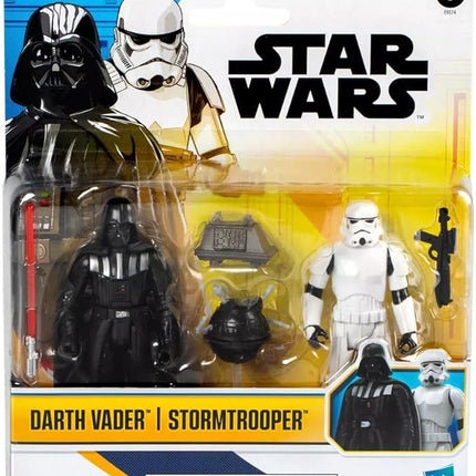 STAR WARS Darth Vader and Stormtrooper Action Figure Set - 2pk
