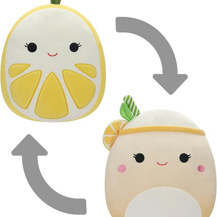 Squishmallows FlipAMallows Original 12-Inch Yellow Lemon and Lemonade - Medium-Sized Ultrasoft Official Jazwares Plush