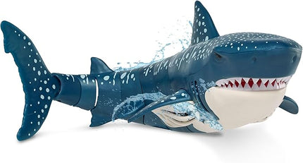 Terra - Remote Control Shark for Pool Toy – Realistic Moving RC Shark Toy for Water Play & Swimming Pools – Fun RC Pool Ocean Lake Toys for Kids – Battery-Operated Floating Toy