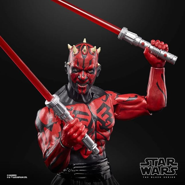 Hasbro Star Wars Black SER 50TH ANN 6IN Darth Maul Action Figure,4 to 99 years