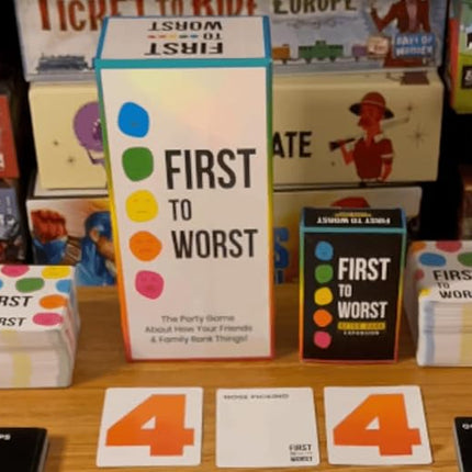 Party Game - The Card Game About How Your Friends and Family Rank Things - for Kids, Tweens, Teens, College Students, Adults, Families, Groups and Fun Parties with Polarizing Priorities