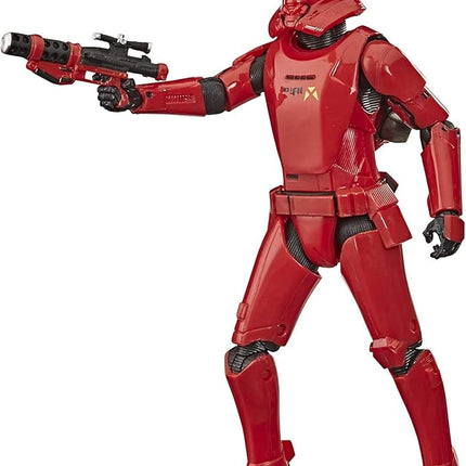 STAR WARS The Black Series Sith Jet Trooper Toy 6-inch Scale The Rise of Skywalker Collectible Action Figure, Kids Ages 4 and Up, Red