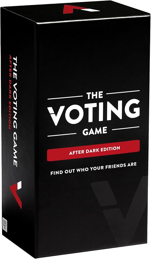 The Voting Game After Dark Edition - The Hilarious Adult Party Card Game About Finding Out Who Your Friends are - Perfect for College Students, Fun Parties and Board Games Night with Your Group