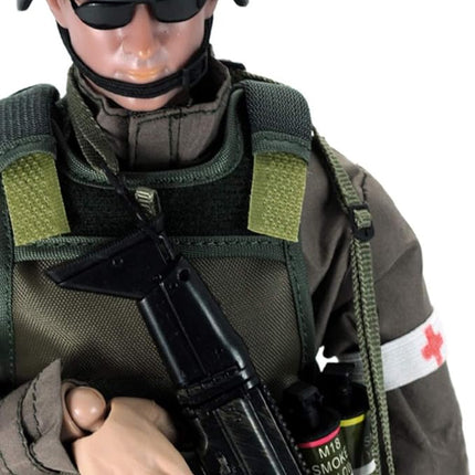 12 Inch Action Figures Military Set, 1/6 Scale Action Figures Set with Weapons and Accessories