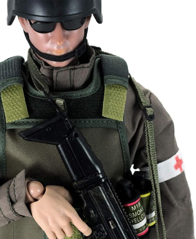12 Inch Action Figures Military Set, 1/6 Scale Action Figures Set with Weapons and Accessories
