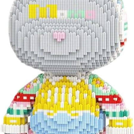 DAHONPA Animal Knitted Sweater Rabbit Micro Building Blocks Set (8000PCS), Gift for Adults and Kids