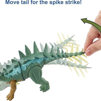 Jurassic World Toys Fierce Force Chialingosaurus Dinosaur Action Figure Movable Joints, Realistic Sculpting & Single Strike Feature, Kids Gift Ages 3 Years & Older