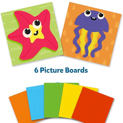 Skillmatics Foam Sticker Art Activity - Under The Ocean, Mess-Free Fun for Kids, 800+ 3D Foam Stickers, DIY Felt Craft Kits, Gifts for Girls & Boys Ages 3, 4, 5, 6, 7