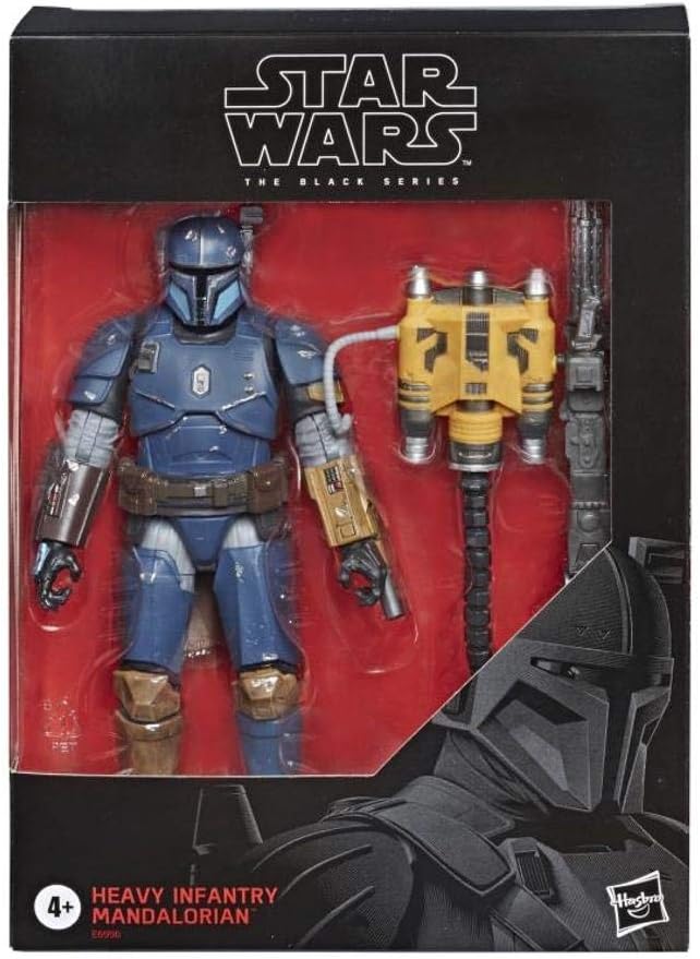 STAR WARS The Black Series Heavy Infantry Mandalorian Toy 6-inch Scale The Mandalorian Collectible Deluxe Action Figure, Kids Ages 4 and Up