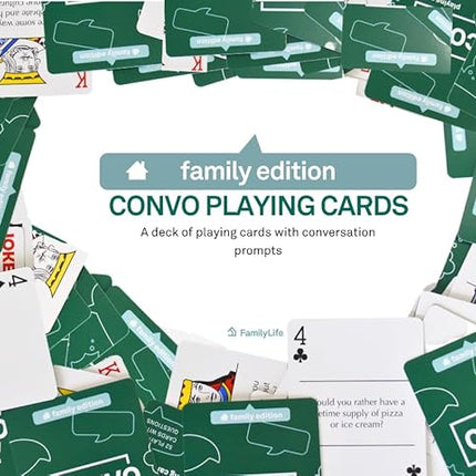 FAMILYLIFE New Convo Cards Family Version – Building Relationships with Conversation Games – Family Board Games for Family Night – Family Games Playing Cards