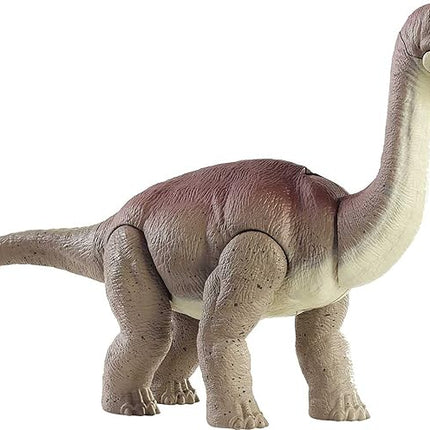 Jurassic World Toys Wild Pack Brachiosaurus Camp Cretaceous Herbivore Dinosaur Action Figure Toy with Movable Joints, Realistic Sculpting & Attack Feature, Kids Ages 3 Years & Up