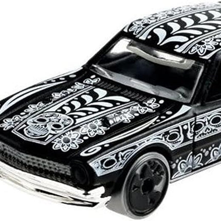 Hot Wheels '71 Maverick Grabber Halloween 1:64 Scale Car, Black, 2" x 3" x 1.5"