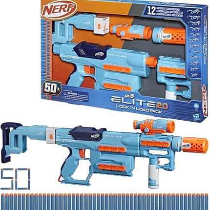 NERF Nerf Elite 2.0 Lock N Load Pack, 1 Nerf Blaster