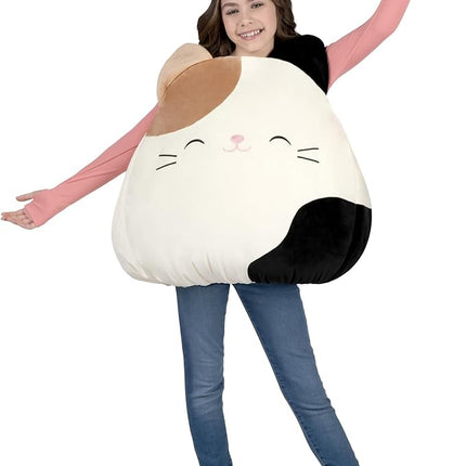 Jazwares Adult Squishmallow Cam the Cat Costume - Plush Calico Cat Vest for Halloween and Cosplay - One Size