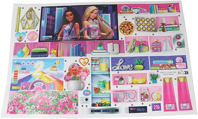 Replacement Parts for Barbie Doll Dreamhouse Doll House Playset HMX10 - Replacement Set of Labels - Stickers