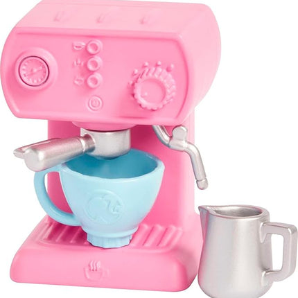 Barbie Chelsea Can Be Playset, Brunette Barista Small Doll with Removable Outfit & 7 Career Accessories Including Coffee Maker