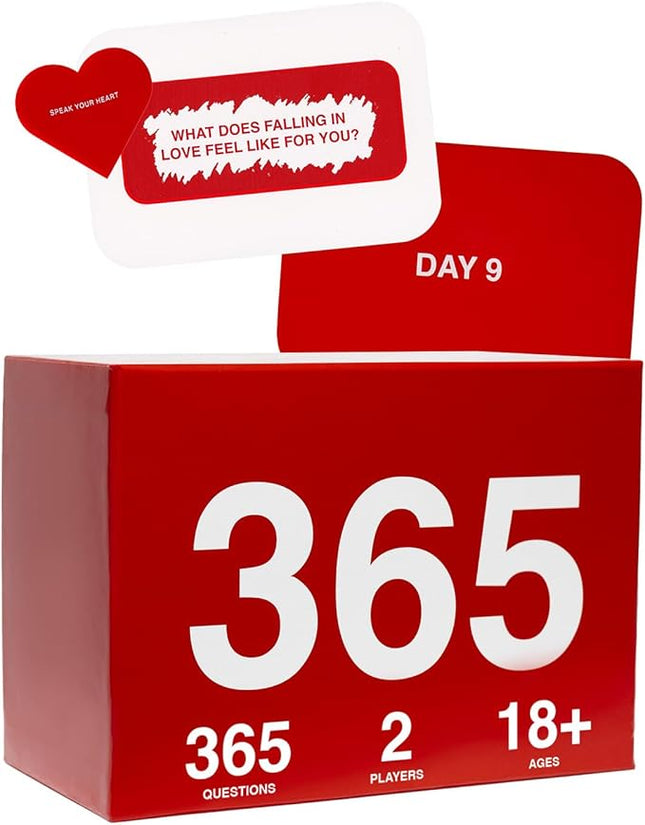 WE’RE NOT Really Strangers 365 Card Game – Daily Conversation Cards for Couples – Gift for Partners, Fun & Meaningful Scratch-Off Relationship & Marriage Activities & Questions, Ages 18+, 2 Players