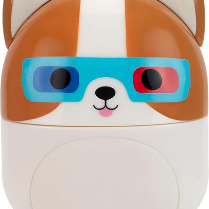 BLDR Squishmallows Reginald at The Movies Building Set - Reginald The Corgi Buildable Figure - Squishmallows Fans 8+, 0093