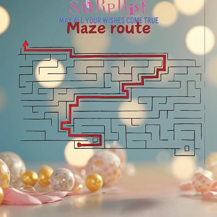 Egg-Shaped Maze Gift Box - Money Box for Cash Gifts, Puzzle Box for Boys & Girls, Easter Gift Box with Hidden Compartments, Easter Present for Birthdays & Special Occasions (Red-Green-Blue Gradient)