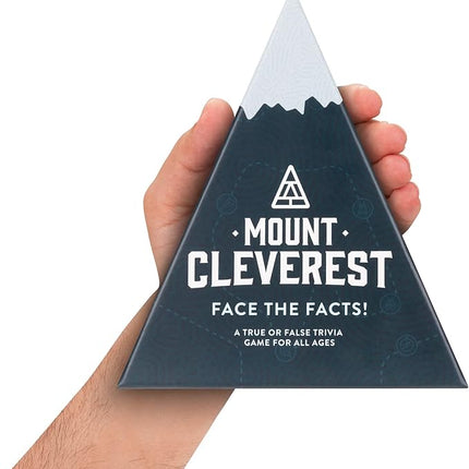 Mount Cleverest - Original Edition | True or False Trivia Game | Fun Adults & Kids Family Card Game | Party Games for Birthday | Travel Games | Gift for Boys and Girls | Stocking Stuffer