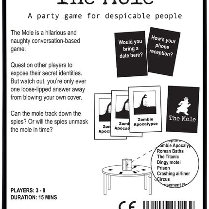 Clarendon Games The Mole Party Game - Card Games