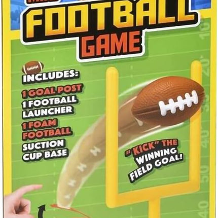 Gamie Desktop Football Game, Mini Table Top Sports Games with Post and Foam Football, Indoor Finger Board Games for Kids, Office Desk Toys, Sports Party Favors