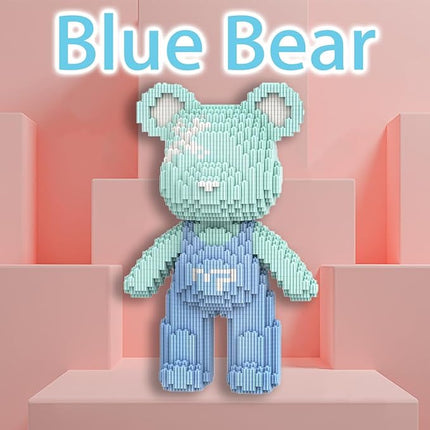 Blue Bear Micro Building Blocks Set(4500Pieces) Music Bear Building Blocks Gift for Adult and Kid