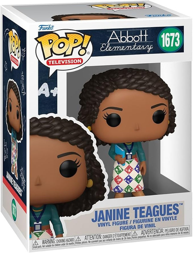 Funko Pop TV: Abbott Elementary - Janine Teagues - Collectable Vinyl Figure - Gift Idea - Official Merchandise - Toys for Kids & Adults - Comedy Fans - Model Figure for Collectors