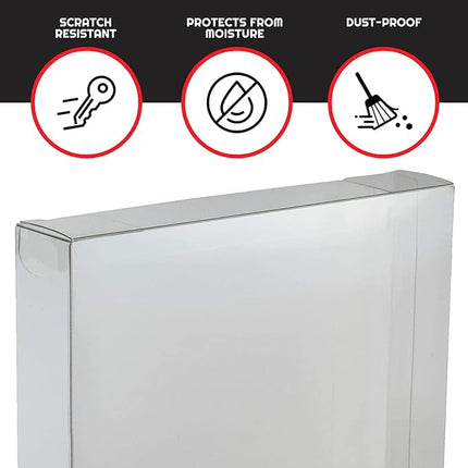 EVORETRO Plastic Box Case Protector for Hasbro Star Wars 40th Anniversary Edition 6 inches Carded Toy Action Figures - 12 Pack - 0.35mm Clear, Scratch, Dust, Impact, Resistant Protective Case